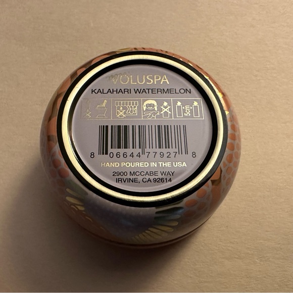 VOLUSPA Kalahari Watermelon Scented Candle - NEW - Picture 2 of 3